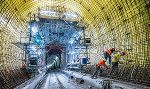 Auch im Semmering-Basistunnel laufen die Arbeiten auf Hochtouren.