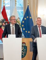 LH Christopher Drexler (l.) und LH-Stv. Anton Lang. © Land Steiermark