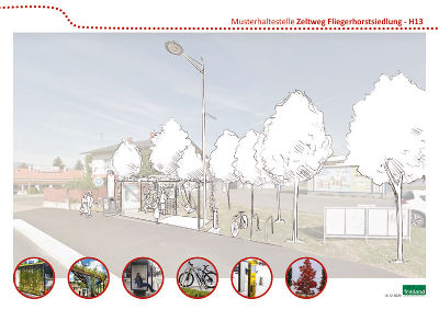 Rendering Zeltweg Fliegerhorstsiedlung 