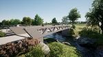 Zumindest als Rendering ist die Brücke schon zu bestaunen. © ENGELSMANN PETERS GmbH