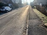 Die Schäden an der L 454 sind ersichtlich. © A16